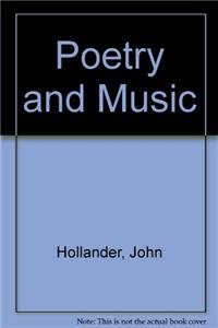 Poetry and Music (9780415942140) by Hollander, John