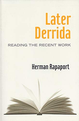 9780415942690: Later Derrida: Reading the Recent Work