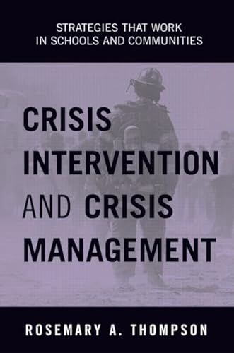 Beispielbild fr Crisis Intervention and Crisis Management zum Verkauf von Blackwell's