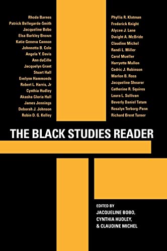 9780415945530: The Black Studies Reader