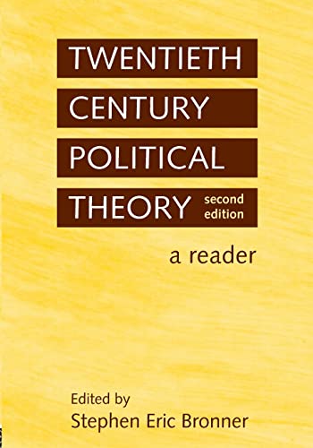 Imagen de archivo de Twentieth Century Political Theory a la venta por BooksRun
