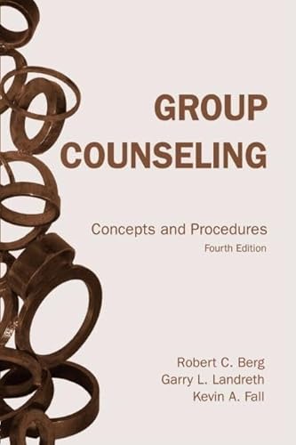 Beispielbild fr Group Counseling : Concepts and Procedures zum Verkauf von Better World Books