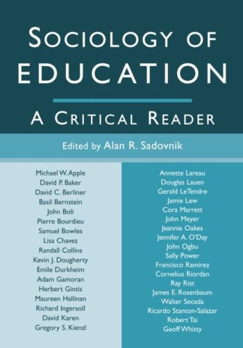 Beispielbild fr Sociology of Education: A Critical Reader zum Verkauf von Wonder Book