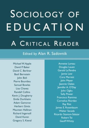 9780415954976: Sociology of Education: A Critical Reader