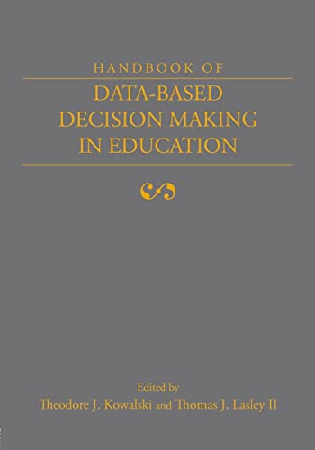 Beispielbild fr Handbook of Data-Based Decision Making in Education zum Verkauf von Blackwell's