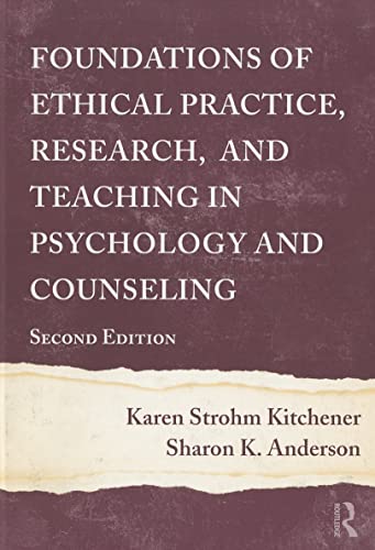 Imagen de archivo de Foundations of Ethical Practice, Research, and Teaching in Psychology and Counseling a la venta por Zoom Books Company