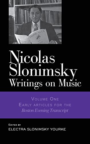 Beispielbild fr 1: Nicolas Slonimsky: Writings on Music: Early Writings zum Verkauf von Chiron Media