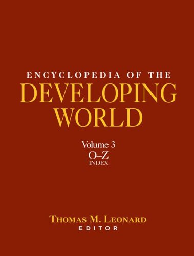 Beispielbild fr Encyclopedia of the Developing World zum Verkauf von Better World Books