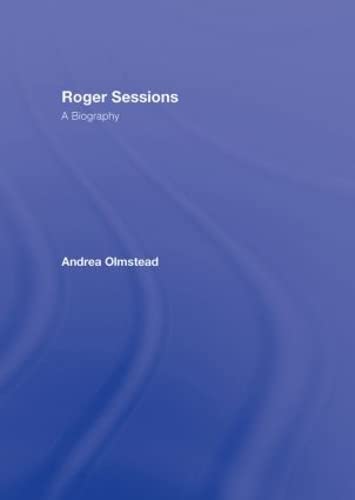 Olmstead, A: Roger Sessions - Andrea Olmstead