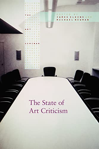 Imagen de archivo de The State of Art Criticism (The Art Seminar) a la venta por ANARTIST