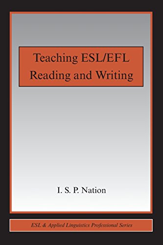 9780415989688: Teaching ESL/EFL Reading and Writing (ESL & Applied Linguistics Professional Series)