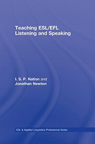 9780415989695: Teaching ESL/EFL Listening and Speaking (ESL & Applied Linguistics Professional Series)