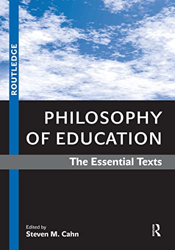 Imagen de archivo de Philosophy of Education: The Essential Texts a la venta por Second Edition Books