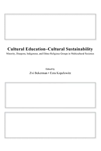Stock image for Cultural Education-Cultural Sustainability for sale by Chiron Media