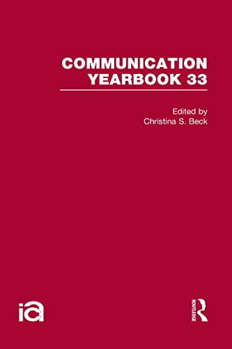 Stock image for Communication Yearbook 33 for sale by Chiron Media