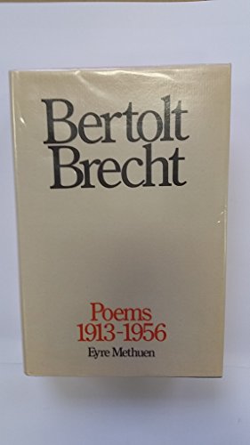Poems 1913-1956: Bertolt Brecht (English and German Edition) (9780416000818) by Brecht, Bertolt
