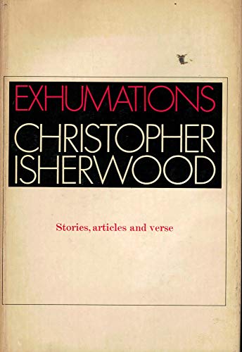 Beispielbild fr Exhumations: Stories Articles Verses zum Verkauf von Better World Books