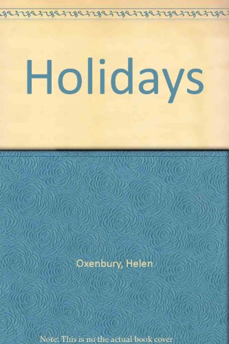 Beispielbild fr Holidays zum Verkauf von Goldstone Books