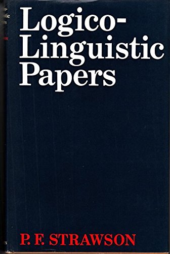 Beispielbild fr Logico-Linguistic Papers zum Verkauf von Anybook.com