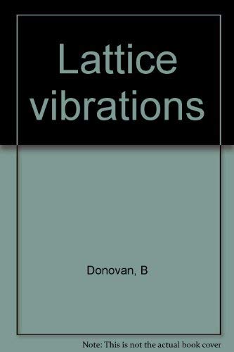 9780416104103: Lattice vibrations