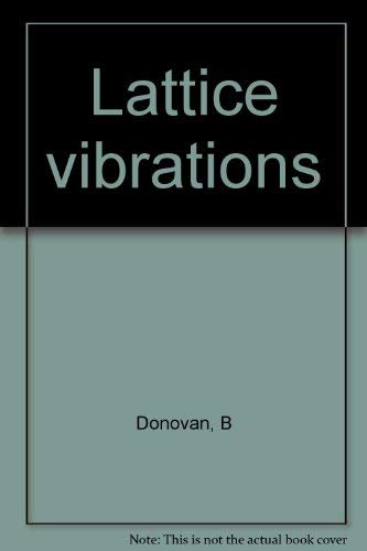 9780416104103: Lattice Vibrations