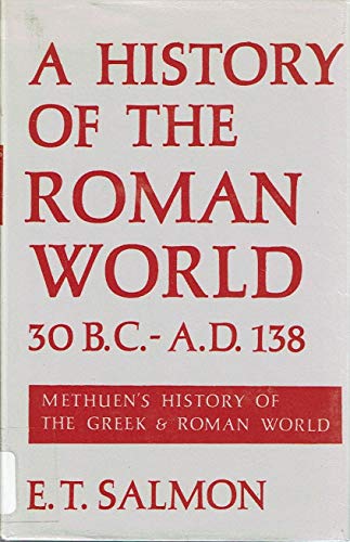 9780416107104: History of the Roman World, 30 B.C.-A.D.138