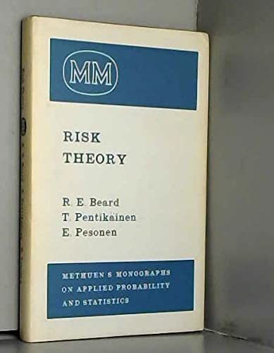 Imagen de archivo de Risk theory (Methuen's monographs on applied probability and statistics) a la venta por ThriftBooks-Atlanta