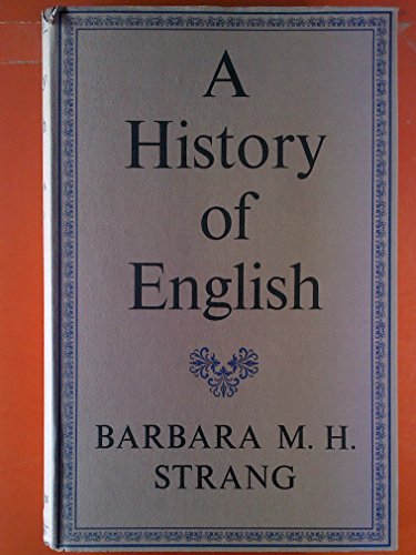 Imagen de archivo de A. History of English a la venta por Bernhard Kiewel Rare Books