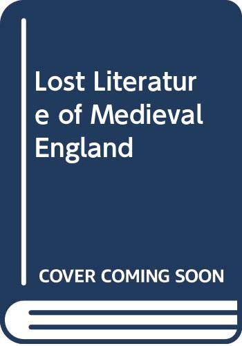 Beispielbild fr Lost Literature of Medieval England zum Verkauf von Books From California