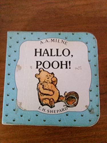 Imagen de archivo de Hallo, Pooh! a la venta por Better World Books