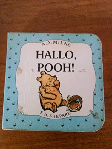 9780416181326: Hallo, Pooh!