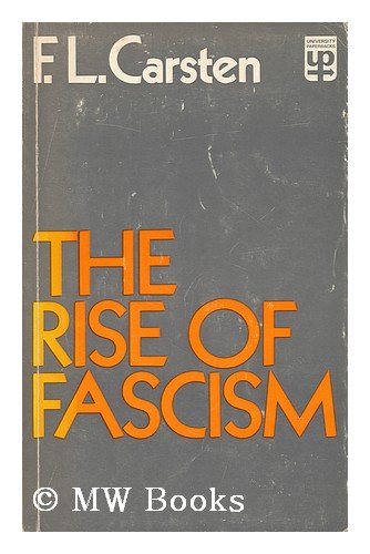 Beispielbild fr The Rise of Fascism (University Paperbacks) zum Verkauf von WorldofBooks