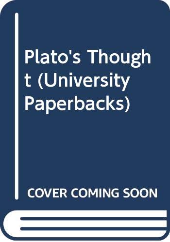 Beispielbild fr Plato's Thought (University Paperbacks) zum Verkauf von HALCYON BOOKS