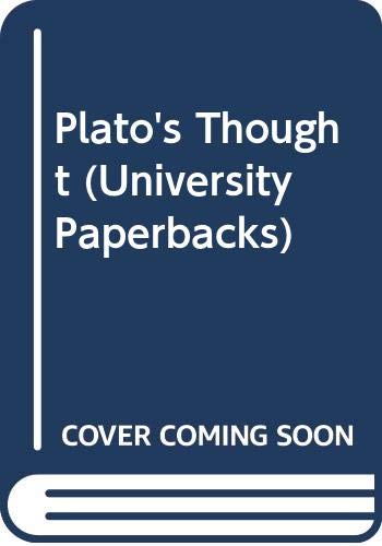 Plato's Thought (University Paperbacks) (9780416183603) by G.M.A. Grube