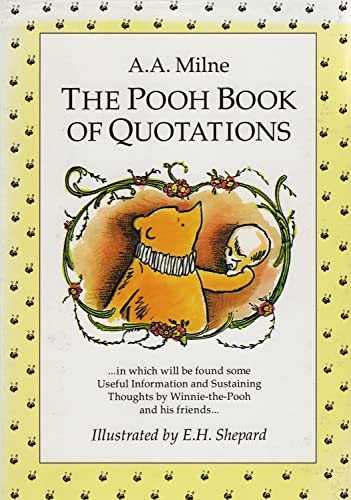 Stock image for The Pooh Book of Quotations for sale by WorldofBooks