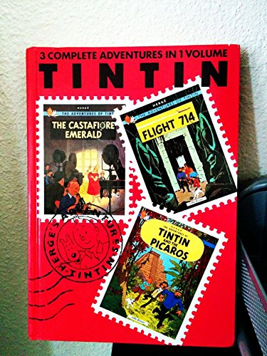 Stock image for Adventures of Tintin 'Castafiore Emerald', 'Flight 714' and 'Tintin and the Picaros for sale by Recycle Bookstore