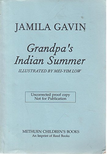 Stock image for Grandpa's Indian Summer for sale by AwesomeBooks