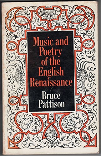 Stock image for Music and Poetry of the English Renaissance --1999 publication. for sale by ThriftBooks-Dallas