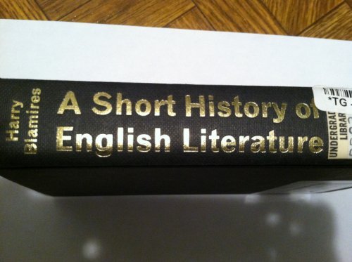 9780416241105: Short History of English Literature