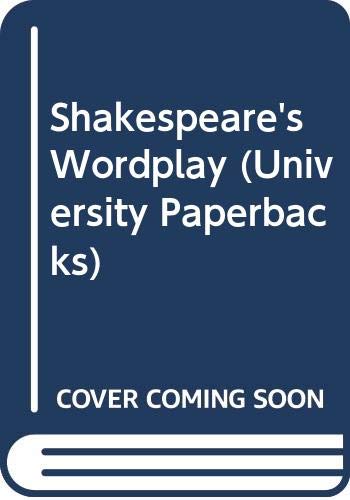 Stock image for Shakespeare's Wordplay for sale by Better World Books