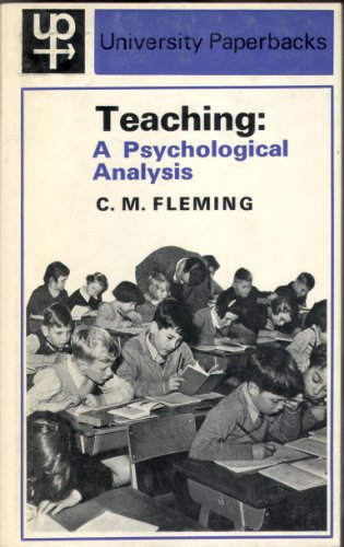 Stock image for Teaching: A Psychological Analysis for sale by Oopalba Books