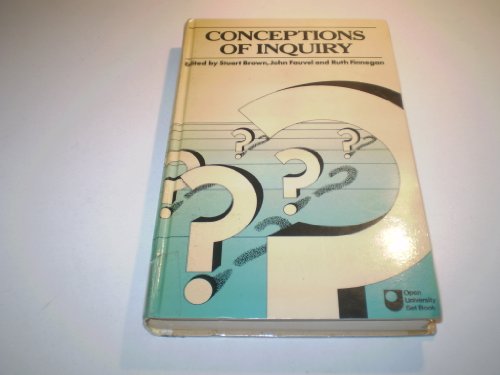 Stock image for Conceptions of Inquiry for sale by Better World Books Ltd