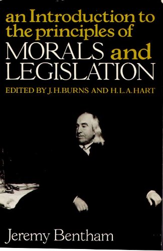 Imagen de archivo de An Introduction to the Principles of Morals and Legislation a la venta por Row By Row Bookshop