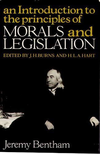 9780416319101: An Introduction to the Principles of Morals and Legislation