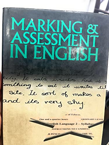 Beispielbild fr Marking and Assessment in English zum Verkauf von WorldofBooks