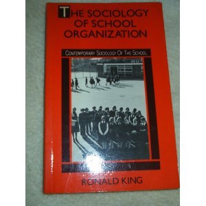 Beispielbild fr The Sociology of School Organization. zum Verkauf von Plurabelle Books Ltd