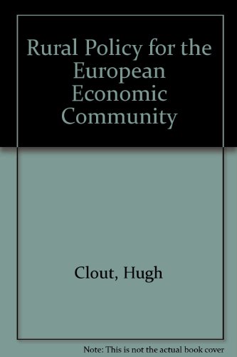 Beispielbild fr Rural Policy for the European Economic Community zum Verkauf von AwesomeBooks