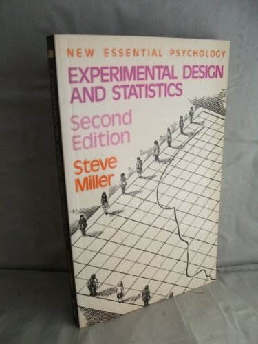 Stock image for Experimental Design and Statistics (Essential Psychology) for sale by AwesomeBooks