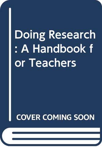 Stock image for Doing Research: A Handbook for Teachers for sale by Phatpocket Limited