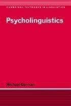 Beispielbild fr Psycholinguistics zum Verkauf von WorldofBooks